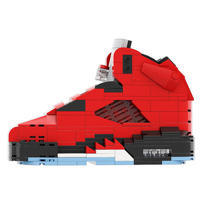 DopestArt. JORDAN 5 RAGING BULL RED Sneaker Bricks