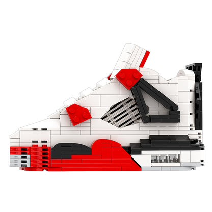 DopestArt. JORDAN 4 FIRE RED Sneaker Bricks