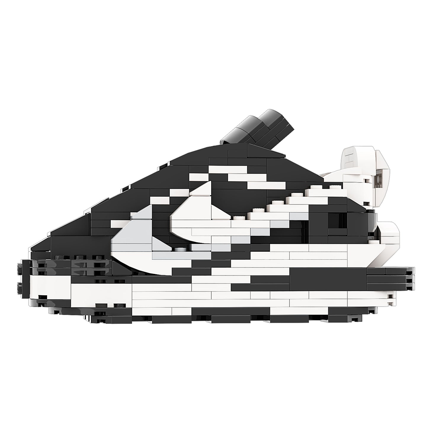 DopestArt. VAPORWAFFLE SACAI BLACK WHITE Sneaker Bricks