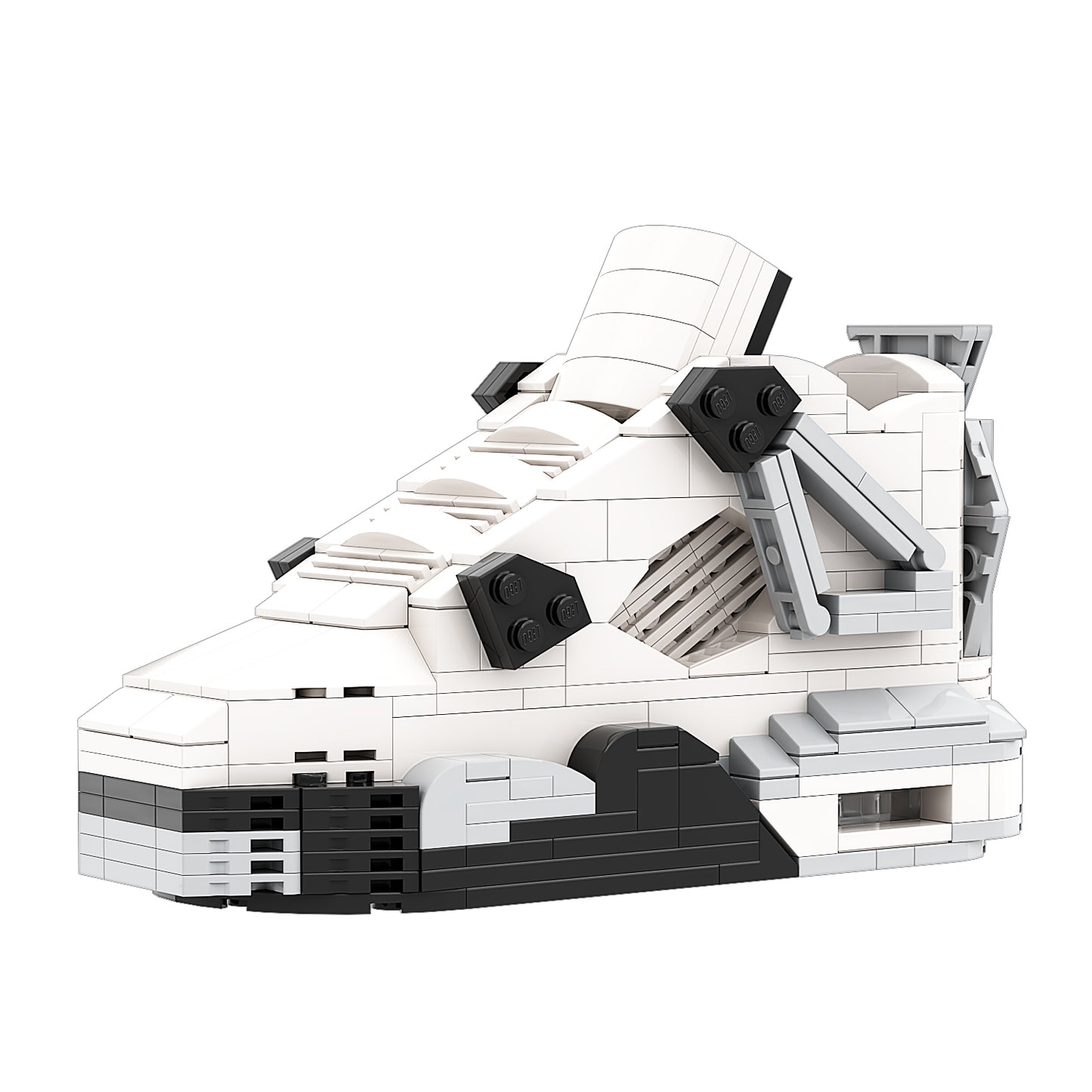 DopestArt. JORDAN 4 WHITE CEMENT Sneaker Bricks