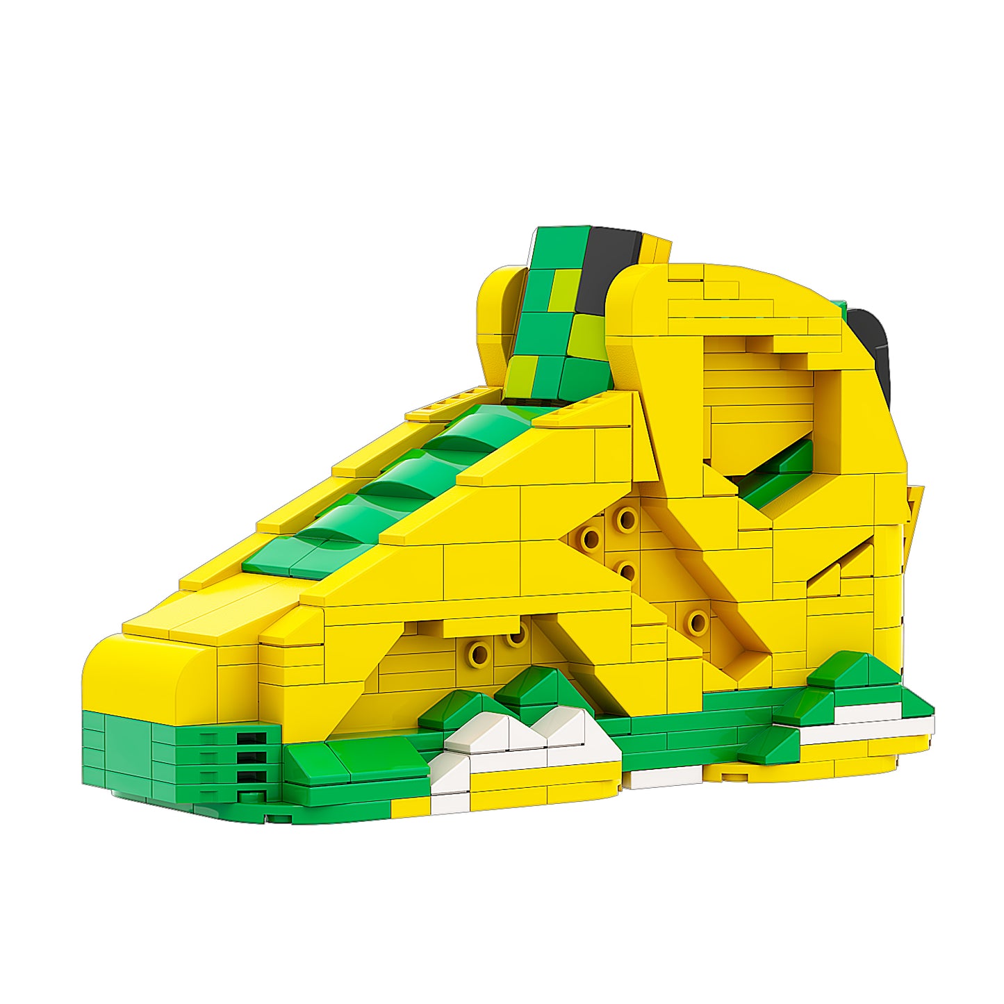 DopestArt. JORDAN 7 OREGON DUCKS PE Sneaker Bricks