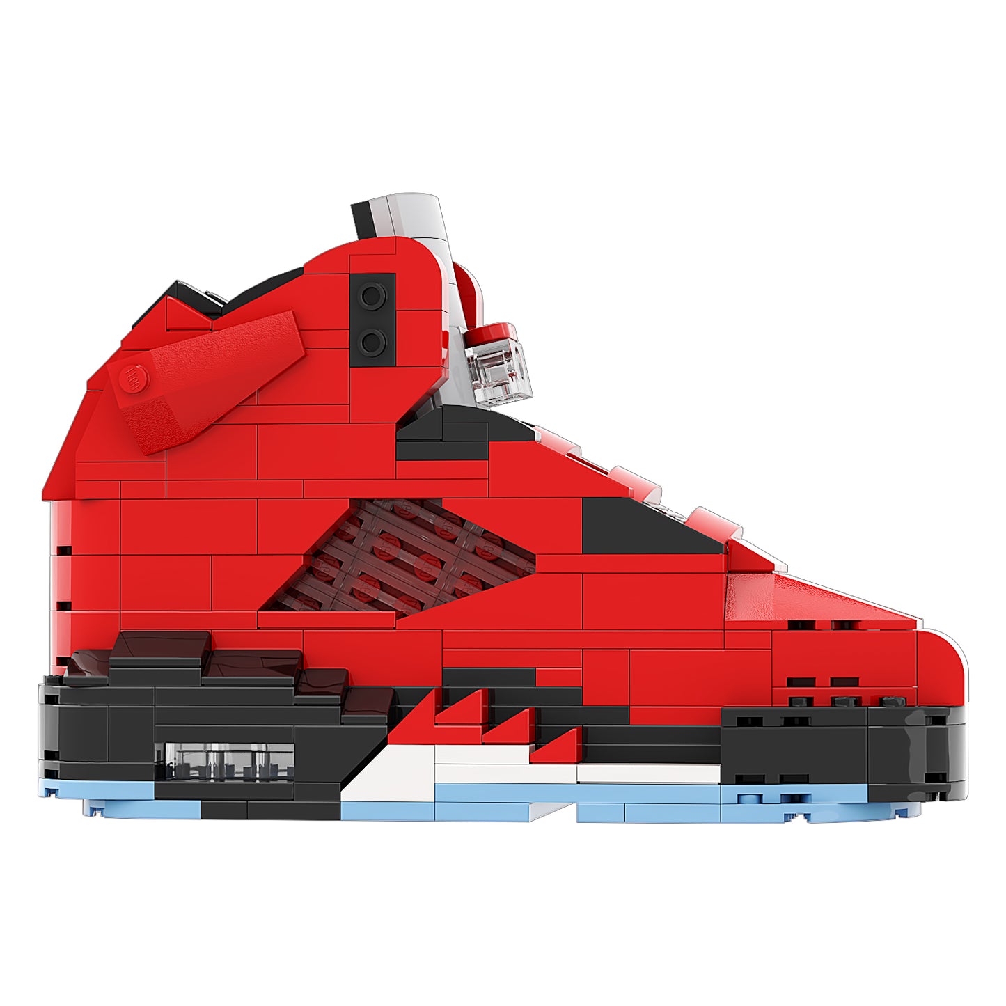 DopestArt. JORDAN 5 RAGING BULL RED Sneaker Bricks