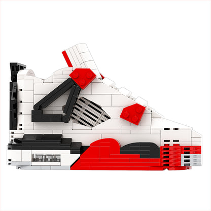 DopestArt. JORDAN 4 FIRE RED Sneaker Bricks