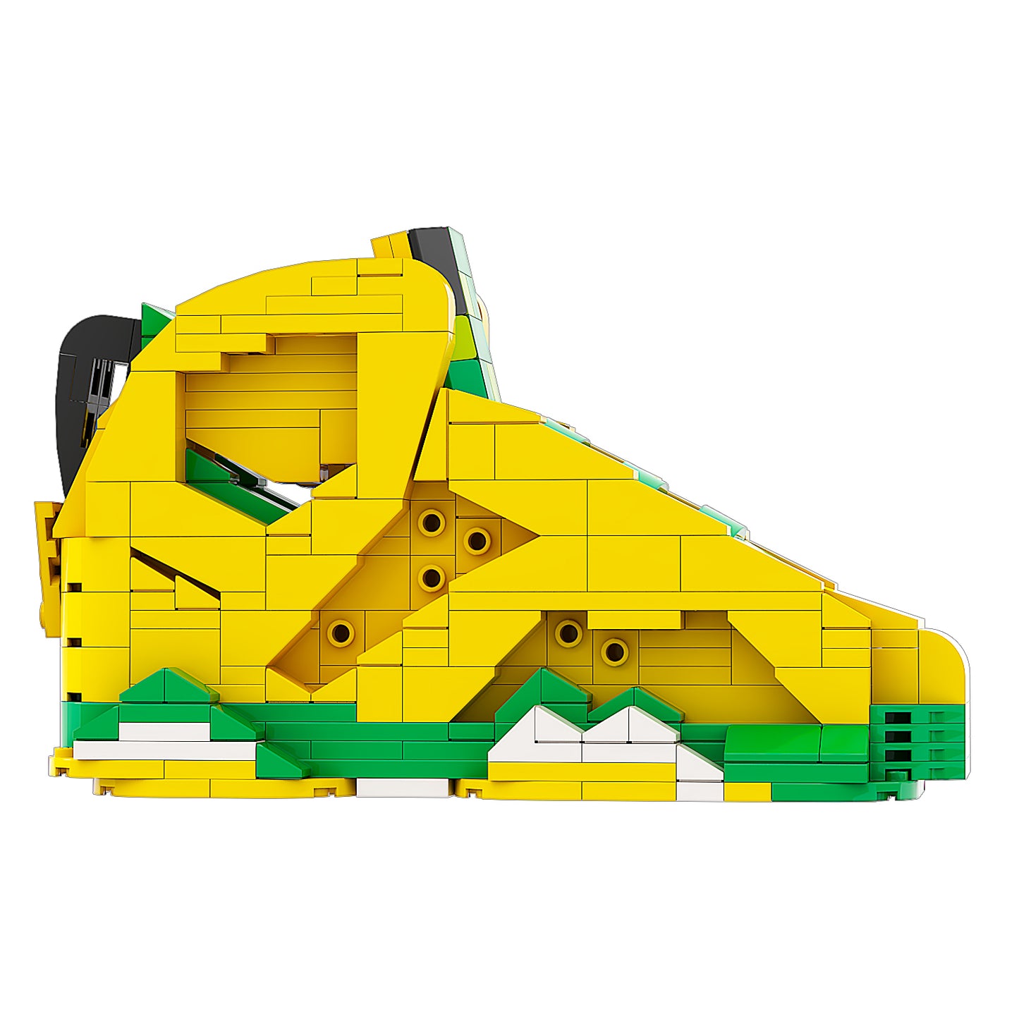 DopestArt. JORDAN 7 OREGON DUCKS PE Sneaker Bricks