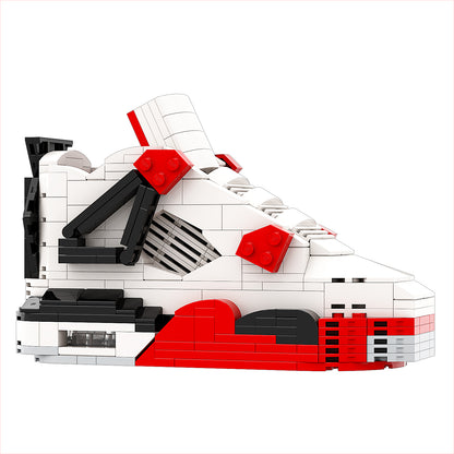 DopestArt. JORDAN 4 FIRE RED Sneaker Bricks