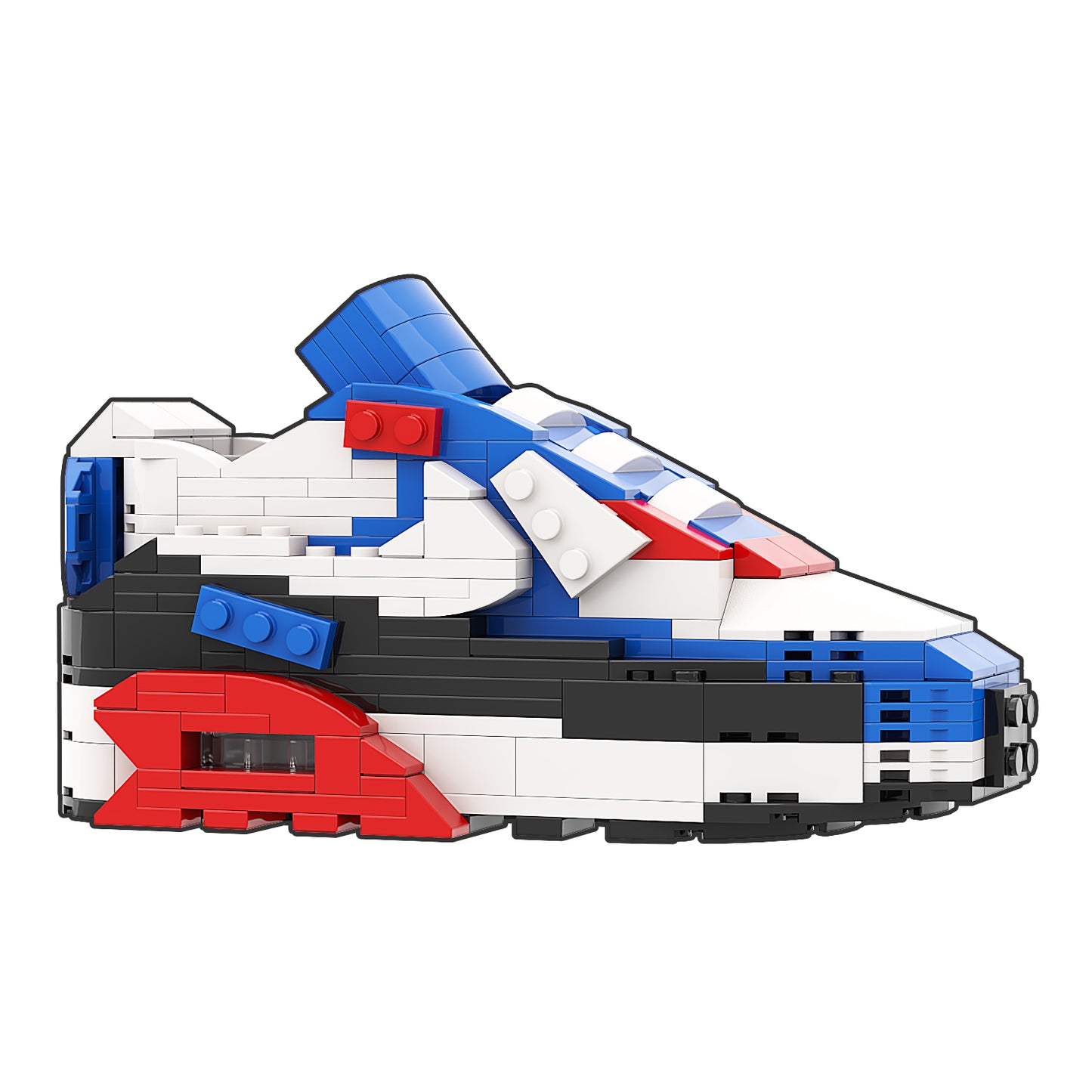 DopestArt. AIR MAX LUNAR 90 'GUNDAM' Sneaker Bricks