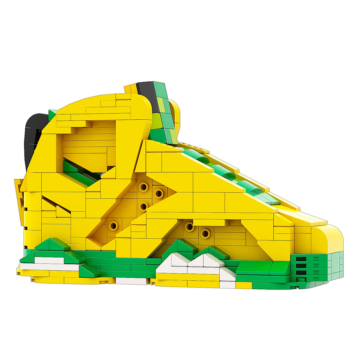 DopestArt. JORDAN 7 OREGON DUCKS PE Sneaker Bricks