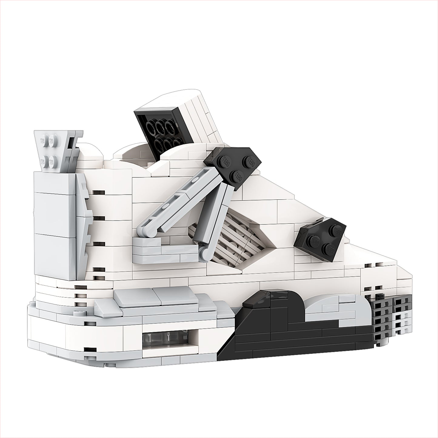 DopestArt. JORDAN 4 WHITE CEMENT Sneaker Bricks