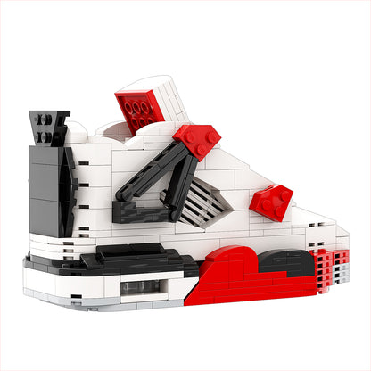 DopestArt. JORDAN 4 FIRE RED Sneaker Bricks