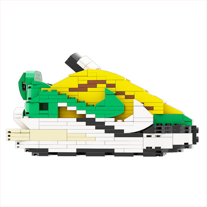 DopestArt. VAPORWAFFLE SACAI TOUR YELLOW STADIUM GREEN Sneaker Bricks