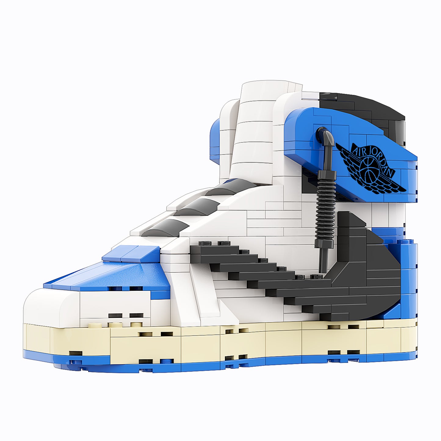 DopestArt. JORDAN 1 HIGH TS FRAGMENT Sneaker Bricks