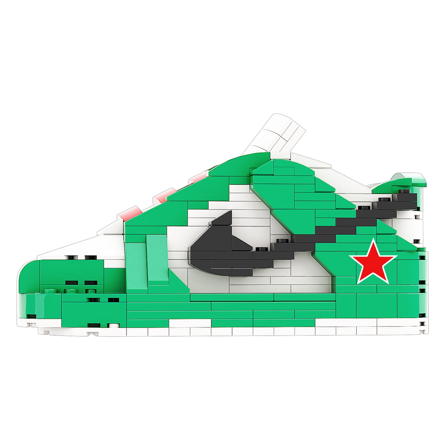 DopestArt. SB DUNK LOW HEINEKEN Sneaker Bricks