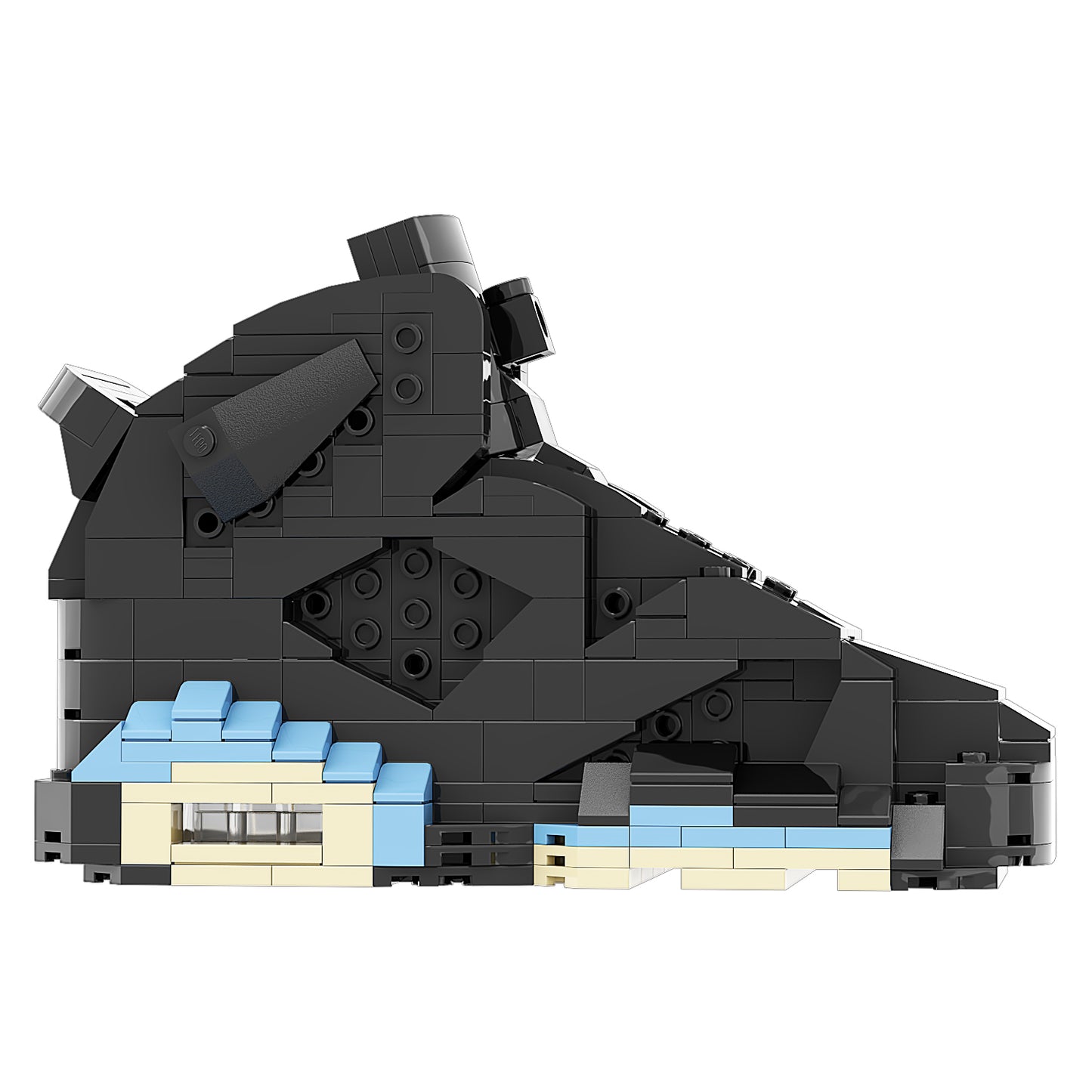 DopestArt. JORDAN 6 UNC BLACK Sneaker Bricks