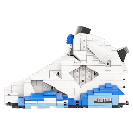 DopestArt. JORDAN 6 SPORT BLUE Sneaker Bricks