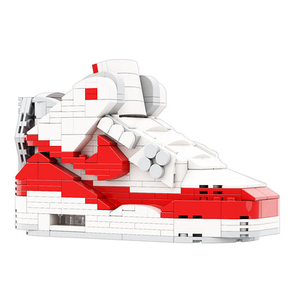 DopestArt. JORDAN 3 TINKER UNIVERSITY RED Sneaker Bricks