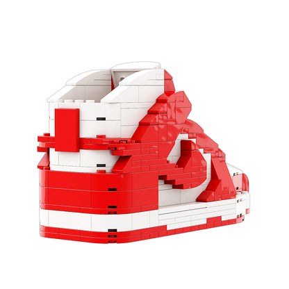 DopestArt. DUNK HIGH CHAMPIONSHIP WHITE RED Sneaker Bricks