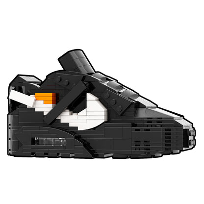 DopestArt. AIR MAX 90 OW BLACK Sneaker Bricks