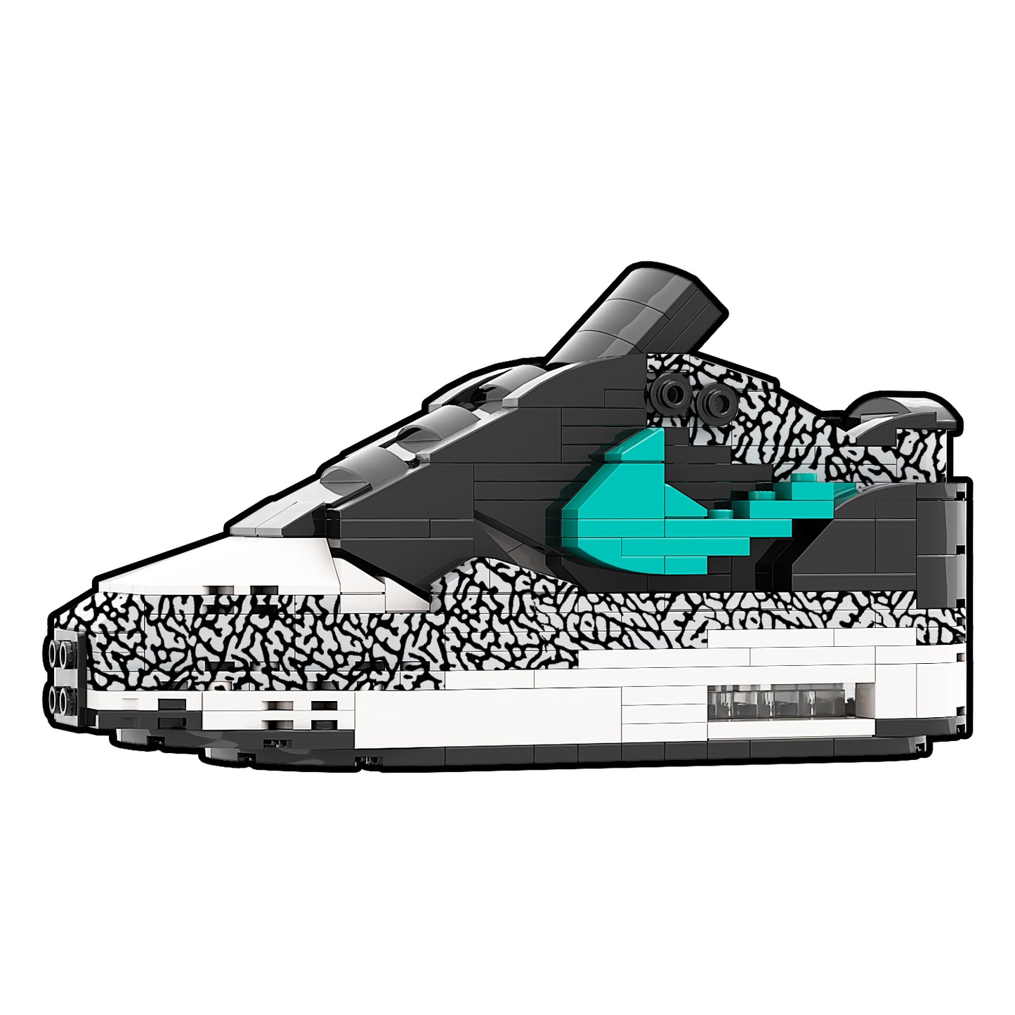 DopestArt. AIR MAX 1 ATMOS ELEPHANT Sneaker Bricks