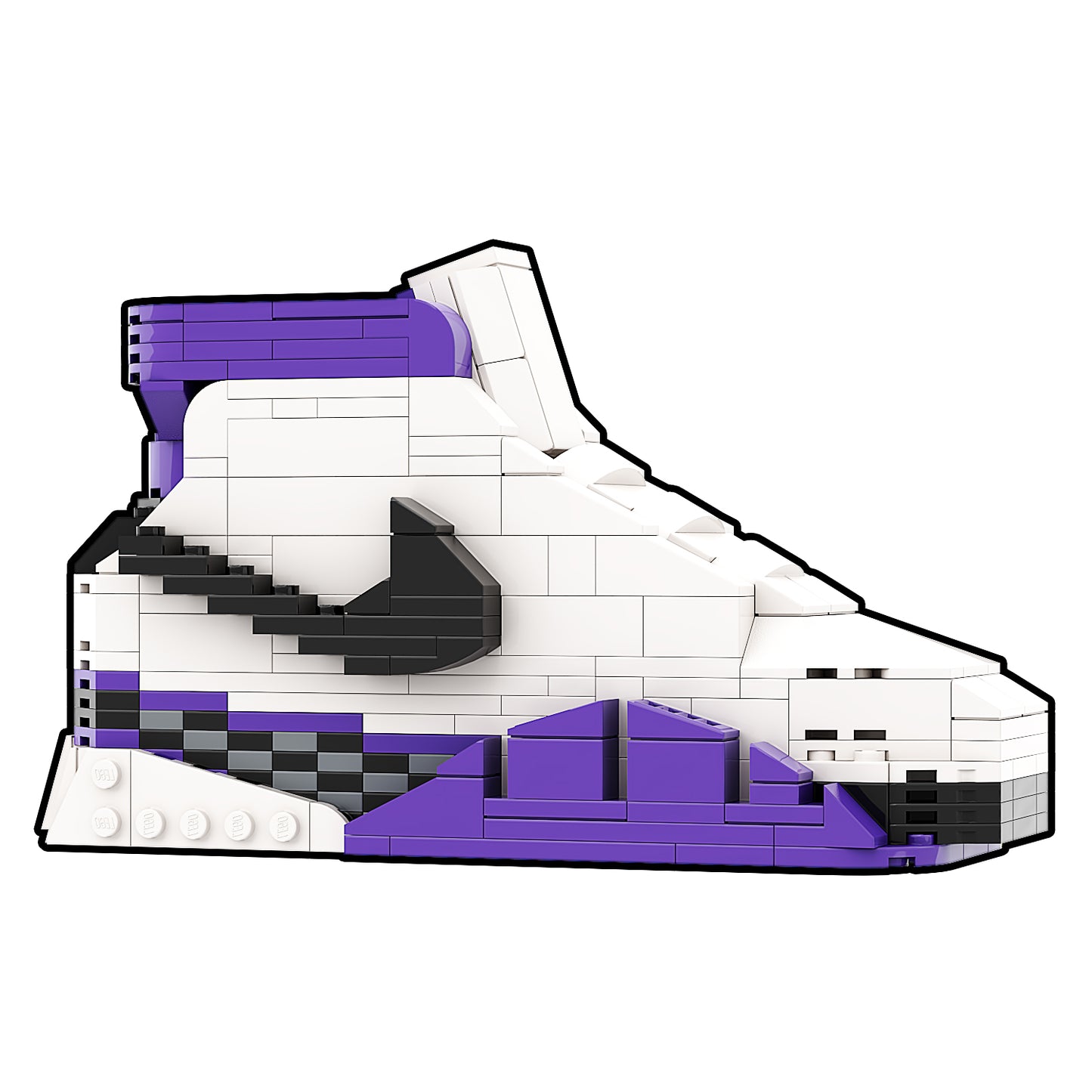 DopestArt. KOBE 1 81PT GAME Sneaker Bricks