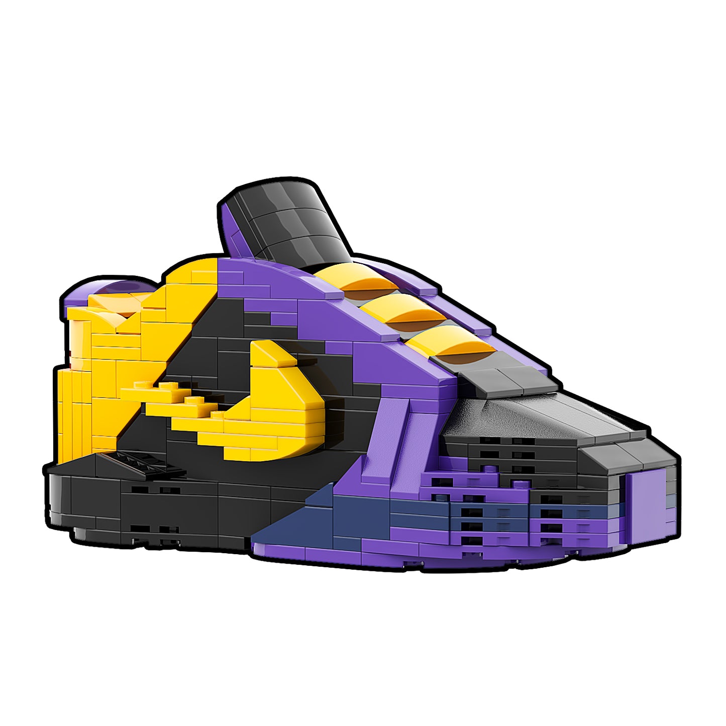 DopestArt. KOBE 5 LAKER Sneaker Bricks