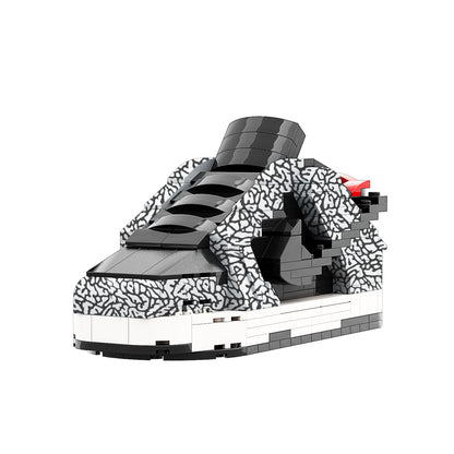 DopestArt. SB DUNK LOW SUPREME BLACK CEMENT Sneaker Bricks