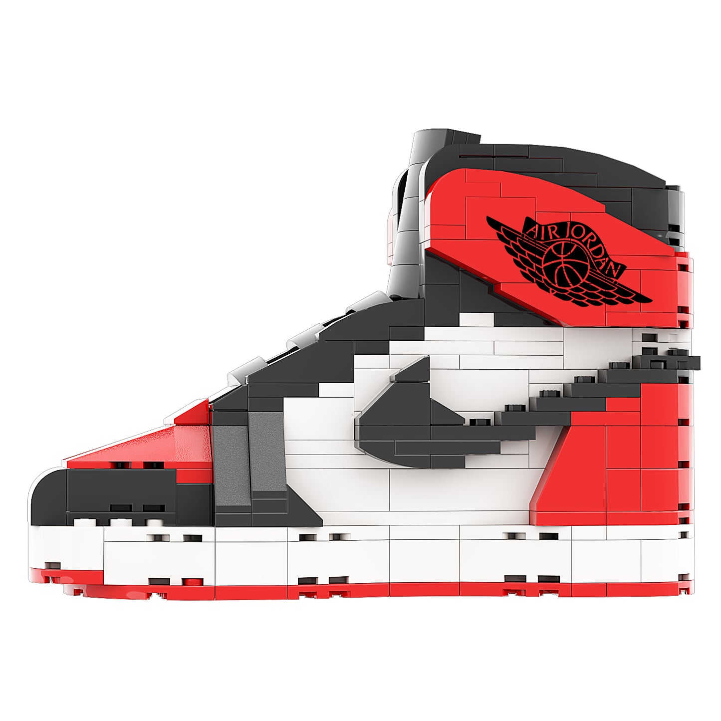 DopestArt. JORDAN 1 HIGH BRED TOE Sneaker Bricks