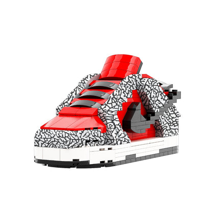 DopestArt. SB DUNK LOW SUPREME RED CEMENT Sneaker Bricks