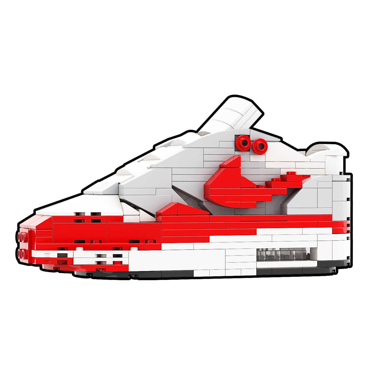 DopestArt. AIR MAX 1 86 OG SPORT RED Sneaker Bricks