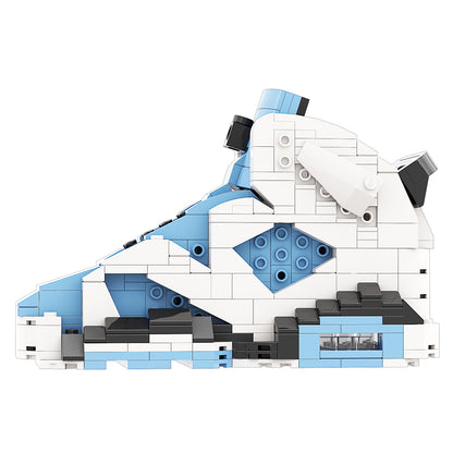 DopestArt. JORDAN 6 UNC WHITE Sneaker Bricks