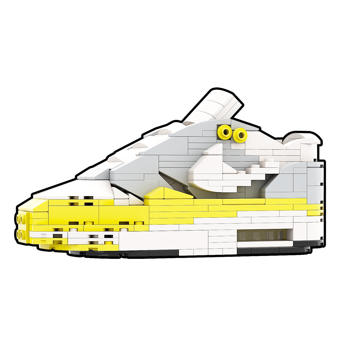 DopestArt. AIR MAX 1 TOUR YELLOW Sneaker Bricks