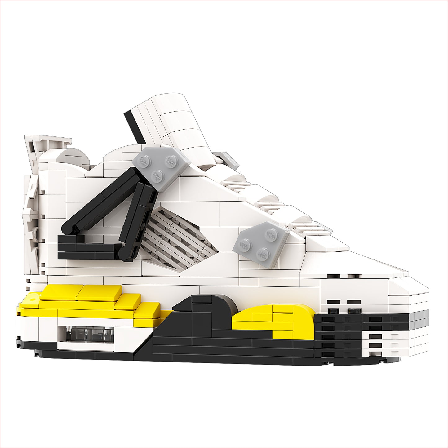 DopestArt. JORDAN 4 TOUR YELLOW Sneaker Bricks