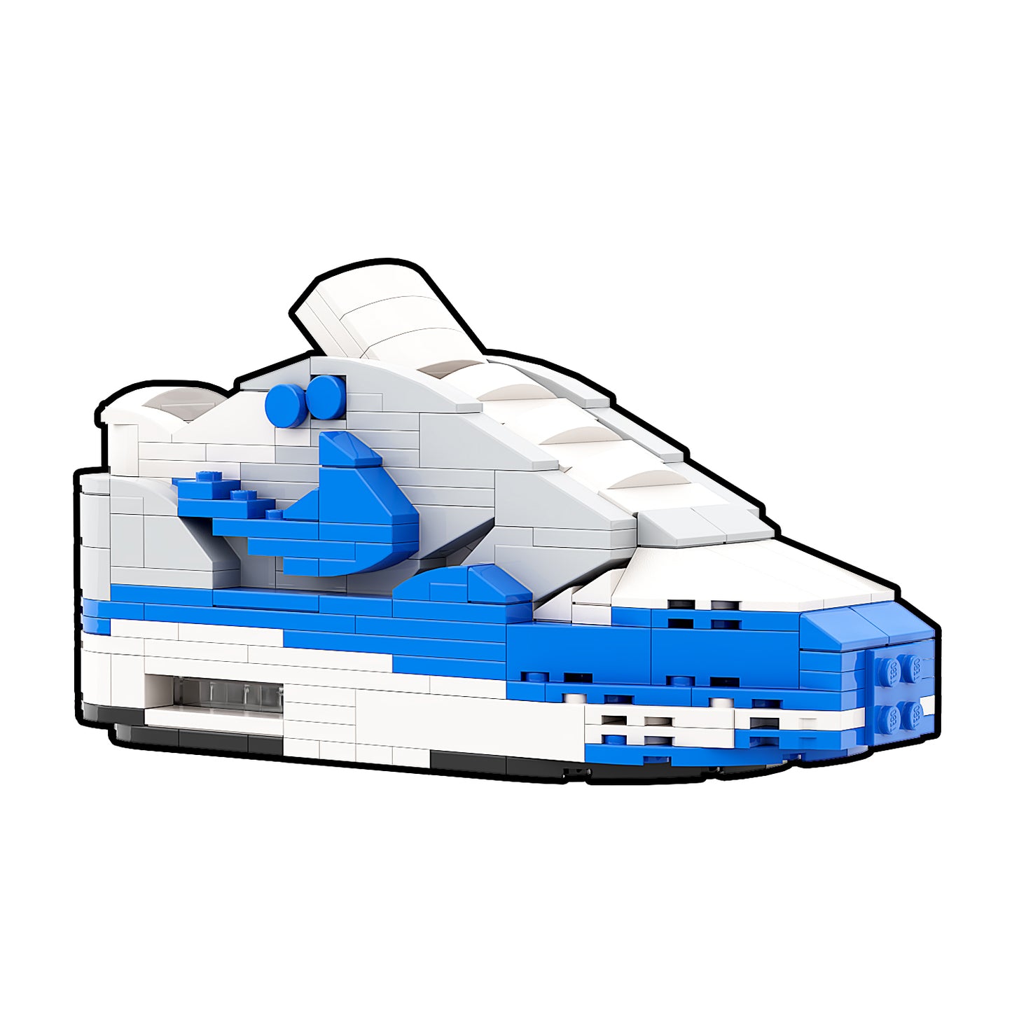 DopestArt. AIR MAX 1 DEEP ROYAL BLUE Sneaker Bricks