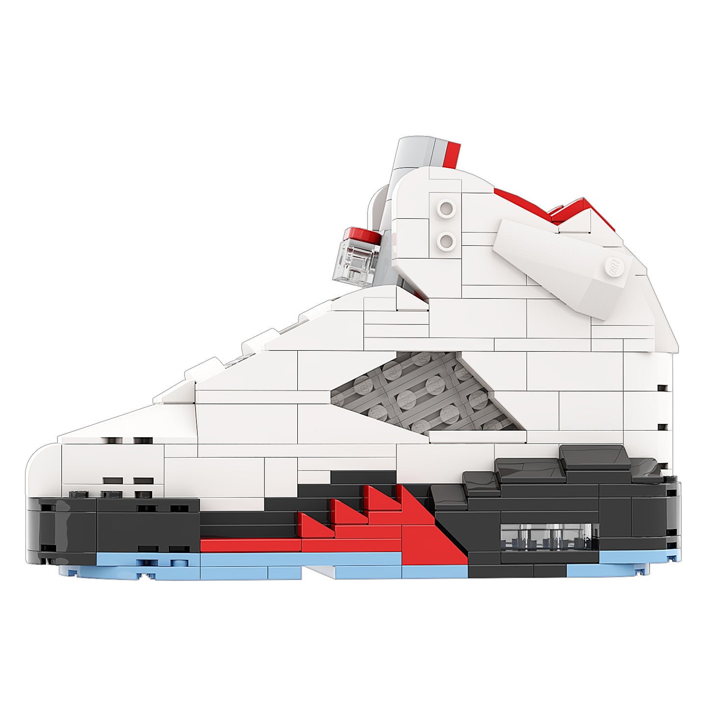 DopestArt. JORDAN 5 FIRE RED Sneaker Bricks