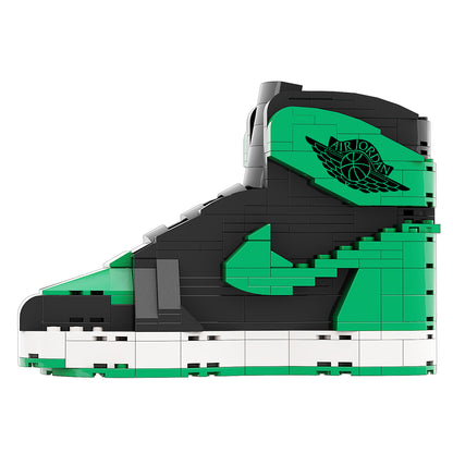 DopestArt. JORDAN 1 HIGH PINE GREEN BLACK Sneaker Bricks