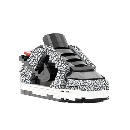 DopestArt. SB DUNK LOW SUPREME BLACK CEMENT Sneaker Bricks