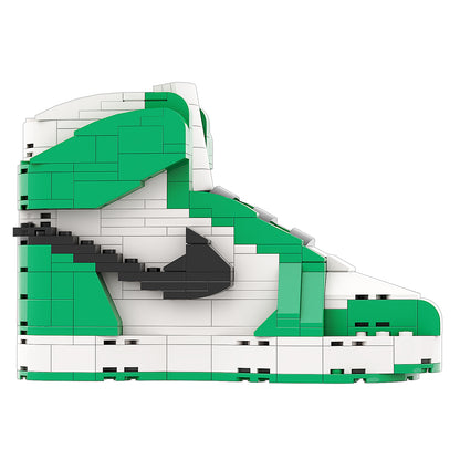 DopestArt. JORDAN 1 HIGH LUCKY GREEN Sneaker Bricks