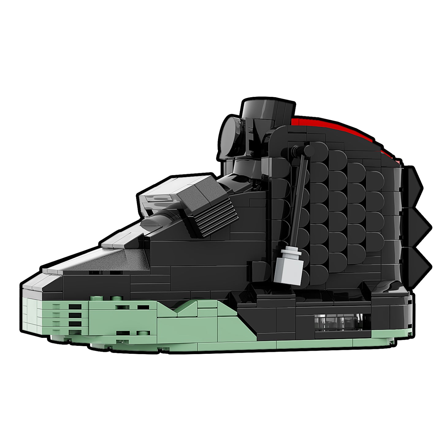 DopestArt. AIR YEEZY 2 SOLAR RED Sneaker Bricks