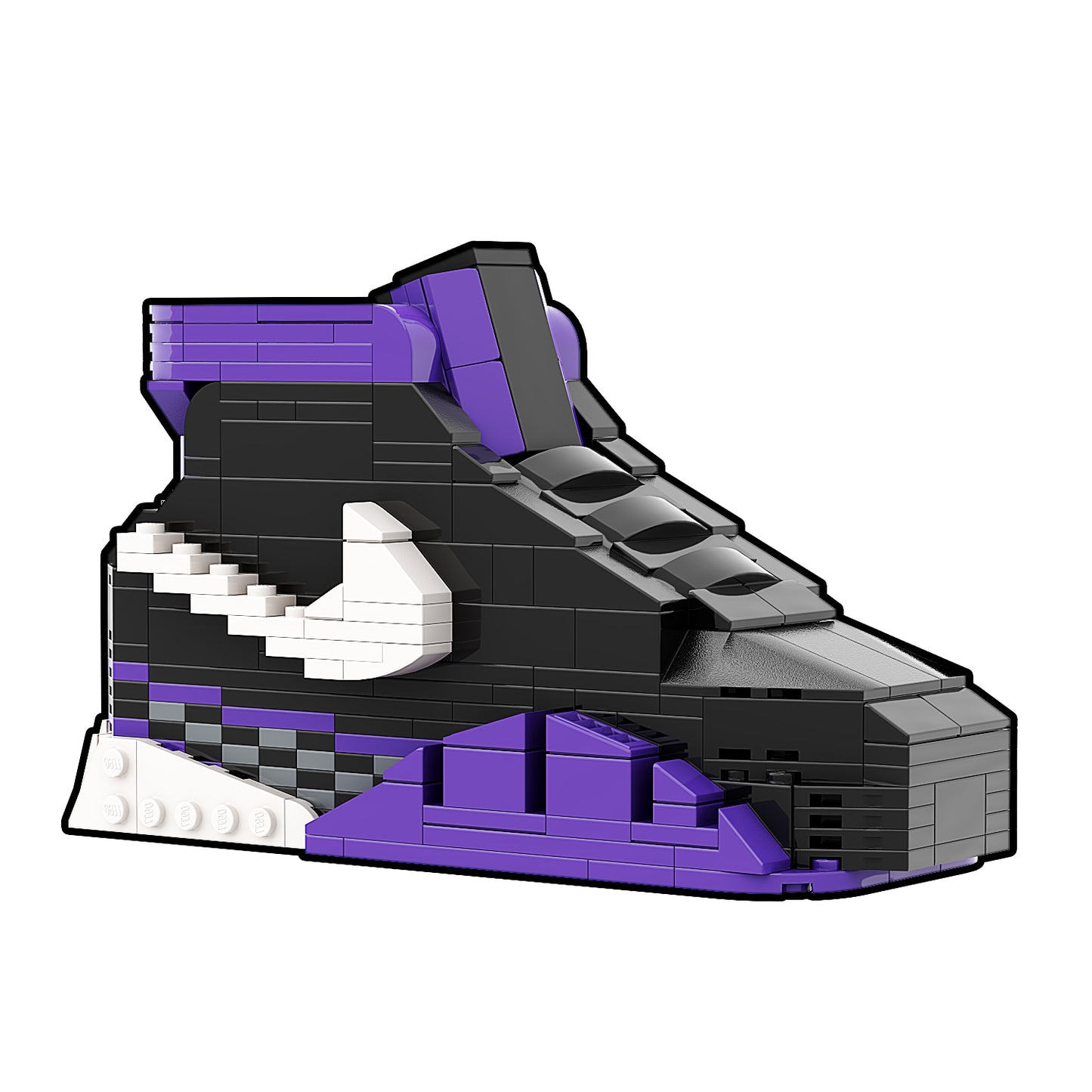 DopestArt. KOBE 1 PURPLE REIGN Sneaker Bricks