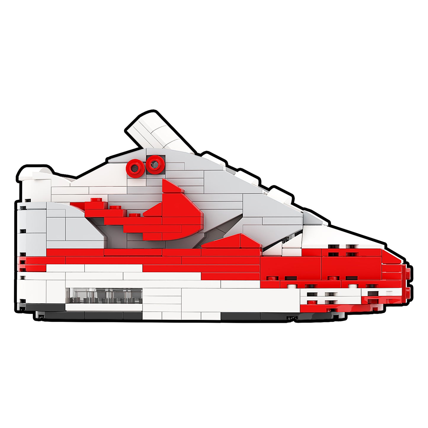 DopestArt. AIR MAX 1 86 OG SPORT RED Sneaker Bricks