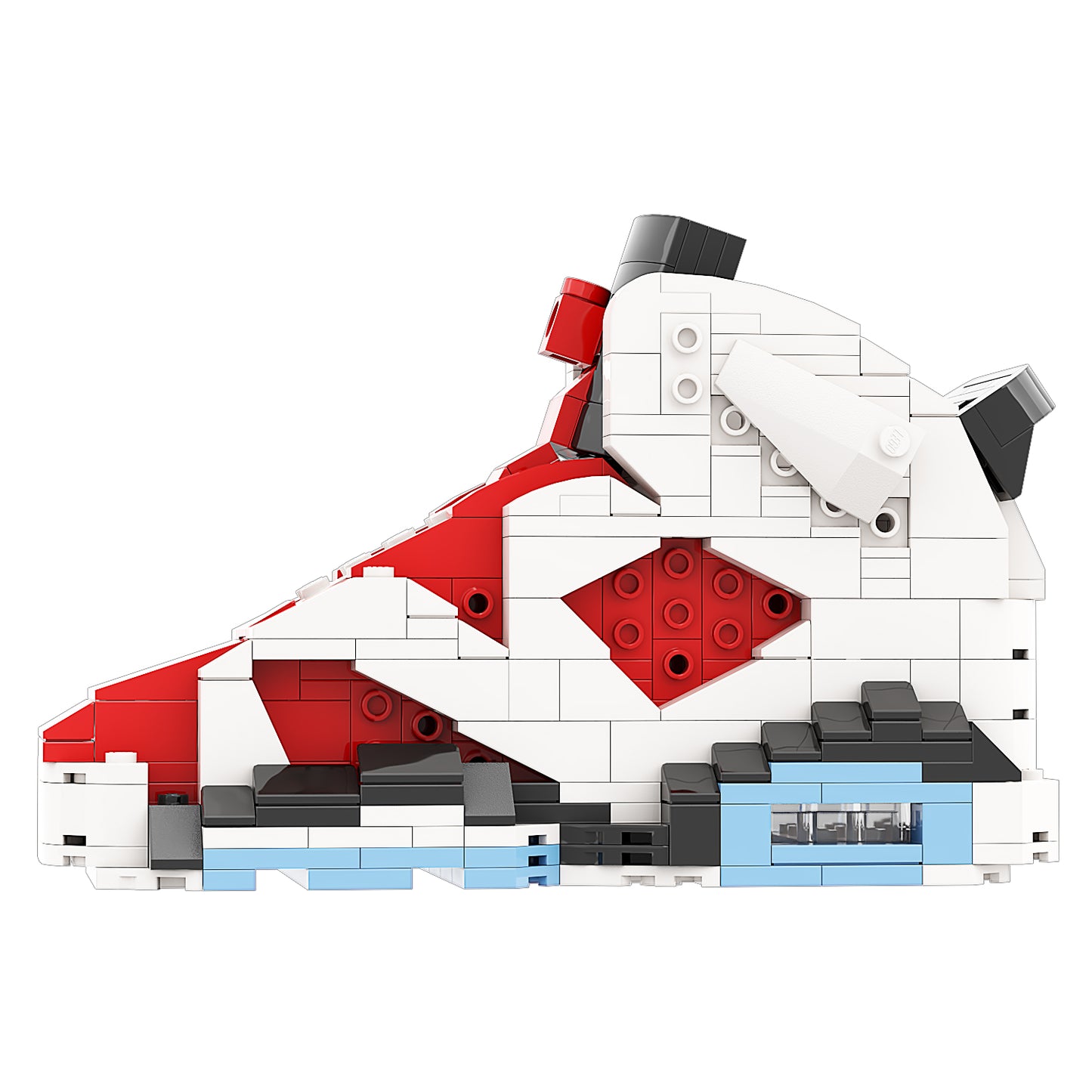 DopestArt. JORDAN 6 CARMINE Sneaker Bricks