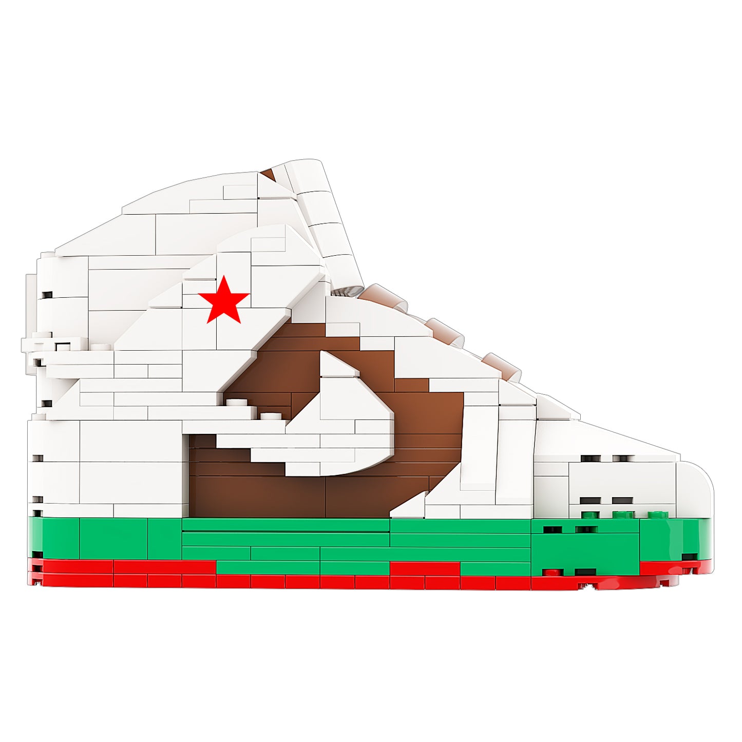 DopestArt. SB DUNK HIGH CALI Sneaker Bricks