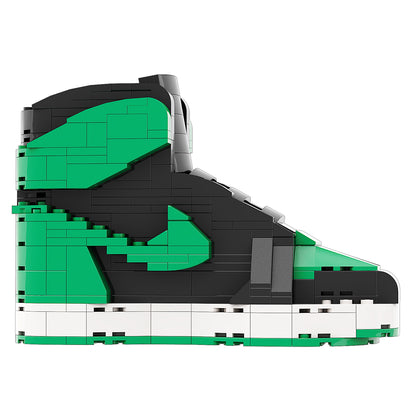 DopestArt. JORDAN 1 HIGH PINE GREEN BLACK Sneaker Bricks