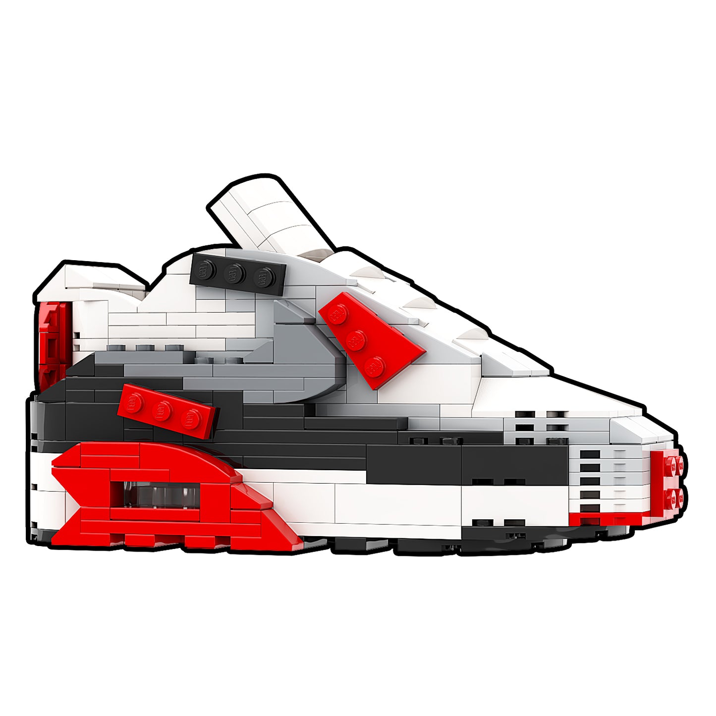 DopestArt. AIR MAX 90 INFRARED Sneaker Bricks