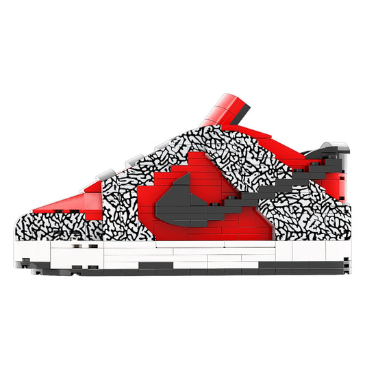 DopestArt. SB DUNK LOW SUPREME RED CEMENT Sneaker Bricks