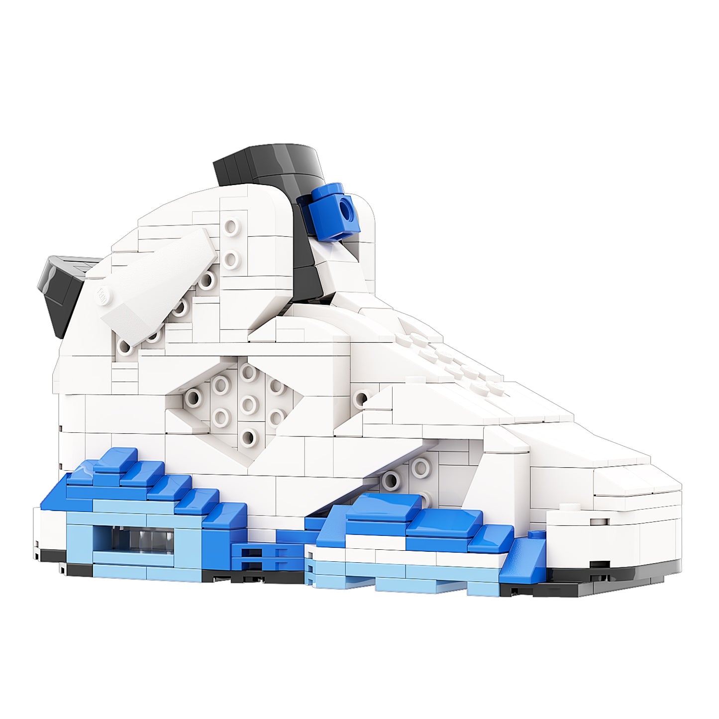 DopestArt. JORDAN 6 SPORT BLUE Sneaker Bricks