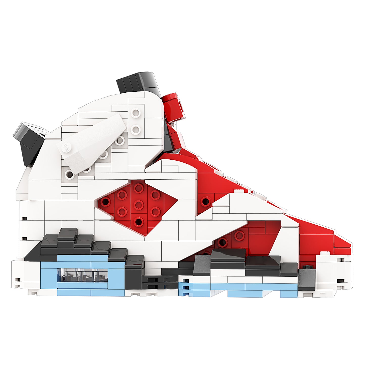 DopestArt. JORDAN 6 CARMINE Sneaker Bricks