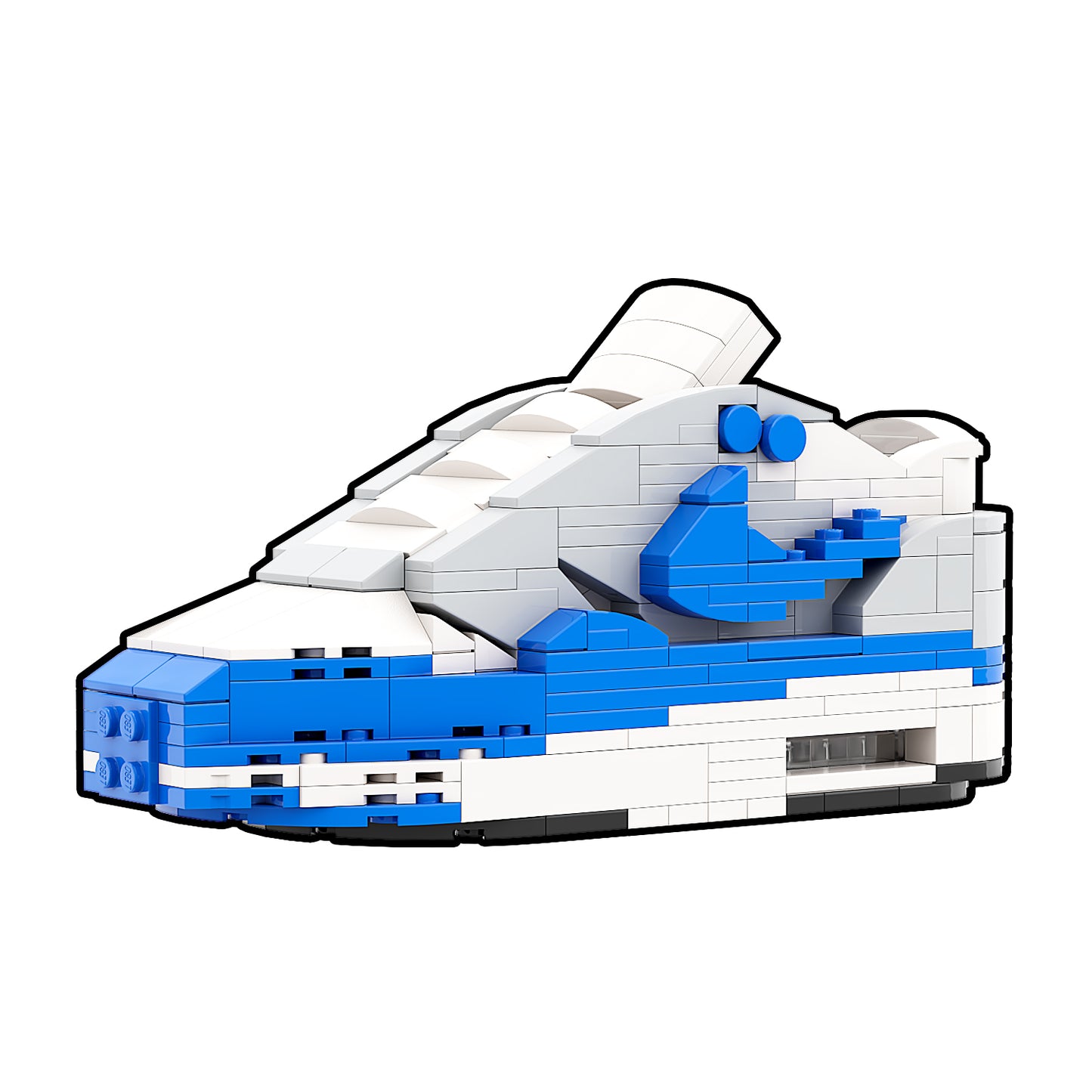 DopestArt. AIR MAX 1 DEEP ROYAL BLUE Sneaker Bricks