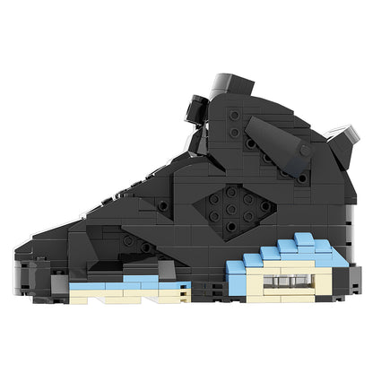 DopestArt. JORDAN 6 UNC BLACK Sneaker Bricks