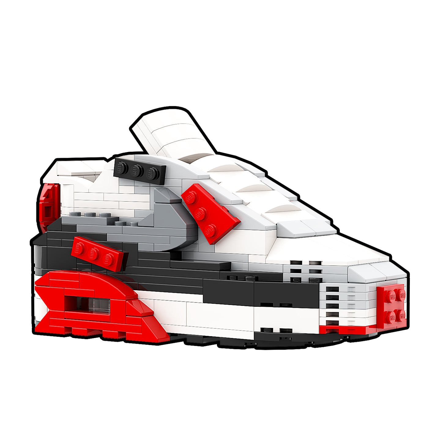 DopestArt. AIR MAX 90 INFRARED Sneaker Bricks