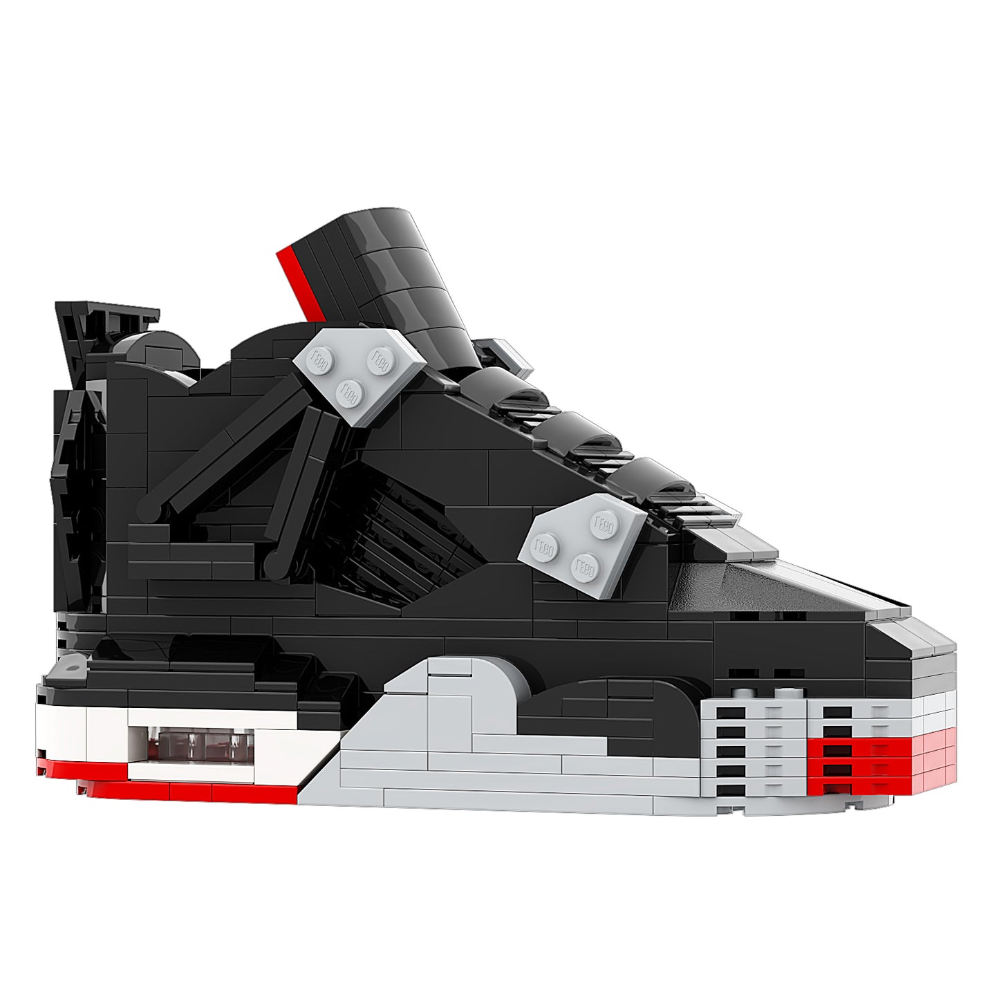 DopestArt. JORDAN 4 BRED Sneaker Bricks